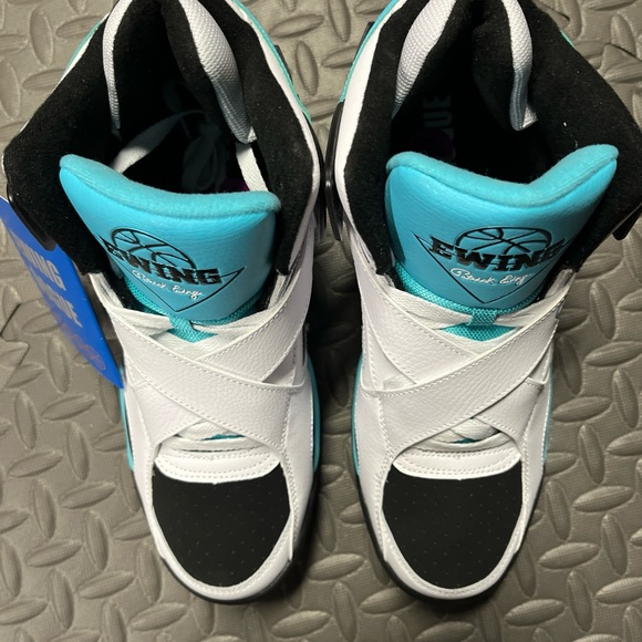 Ewing Athletics Rogue White Black Cyan Blue Patrick Ewing Basketball Sho… - Picture 5 of 13